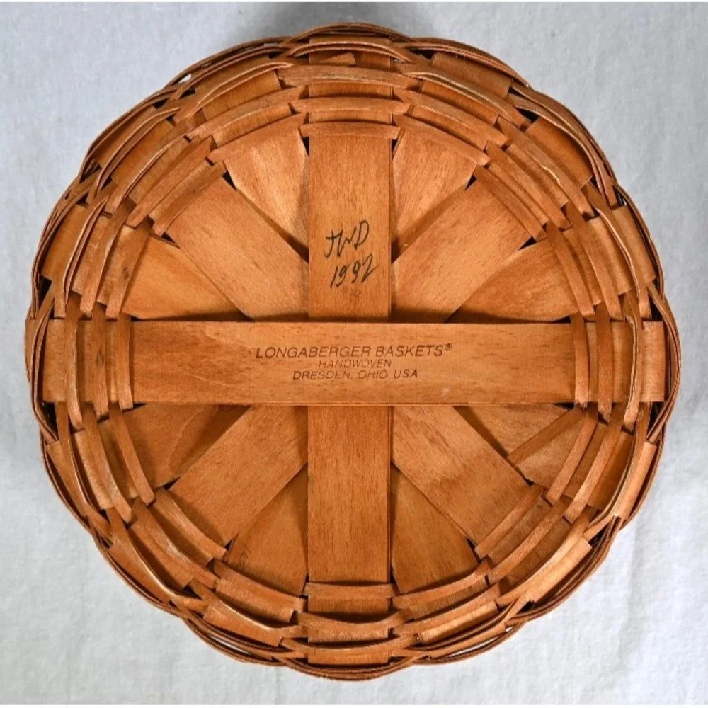 Longaberger Crisco American Cookie Celebration Basket 1992 Vintage No Handle